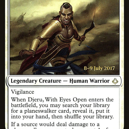 Djeru, With Eyes Open [Hour of Devastation Prerelease Promos]