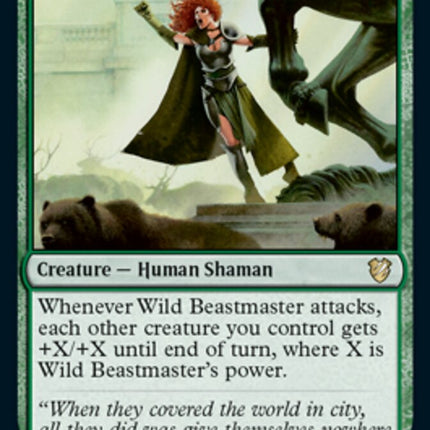 Wild Beastmaster [Innistrad: Midnight Hunt Commander]