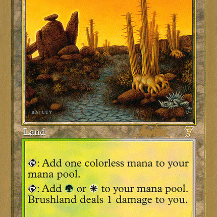 Brushland (Brian Kibler) [World Championship Decks 2002]