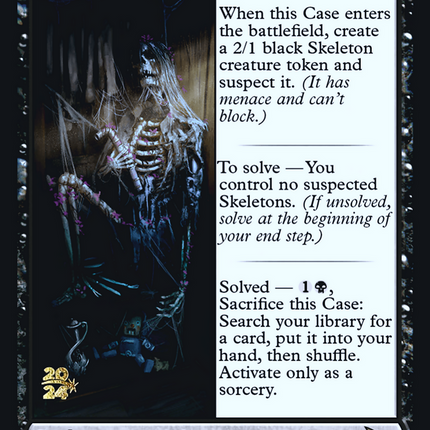 Case of the Stashed Skeleton [Murders at Karlov Manor Prerelease Promos]