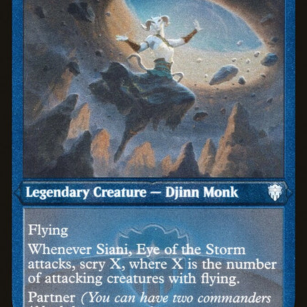 Siani, Eye of the Storm (Etched) [Commander Legends]