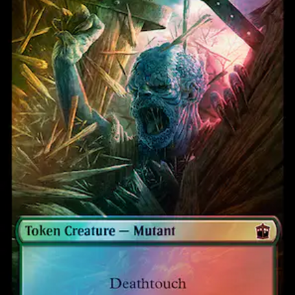 Alien Angel // Mutant Double-Sided Token (Surge Foil) [Doctor Who Tokens]