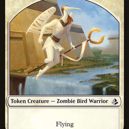 Aven Initiate // Snake Double-Sided Token [Amonkhet Tokens]