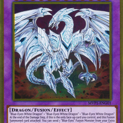 Neo Blue-Eyes Ultimate Dragon [MVP1-ENG01] Gold Rare