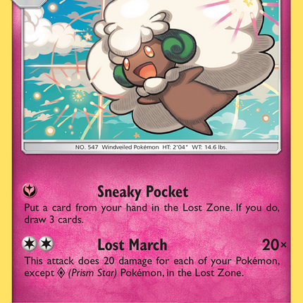 Whimsicott (148/236) [Sun & Moon: Cosmic Eclipse]