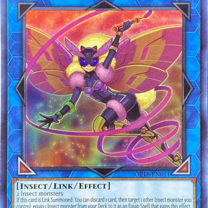 Inzektor Picofalena [OP18-EN011] Super Rare