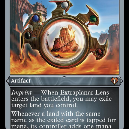 Extraplanar Lens (Foil Etched) [Commander Masters]