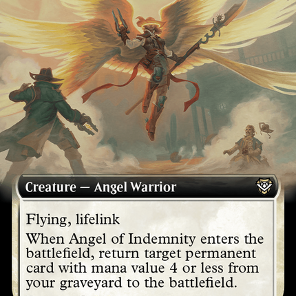 Angel of Indemnity (Extended Art) [Outlaws of Thunder Junction Commander]