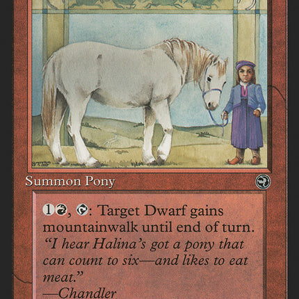 Dwarven Pony [Homelands]