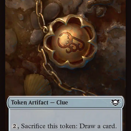 Copy // Clue Double-Sided Token [Edge of Eternities Commander Tokens]