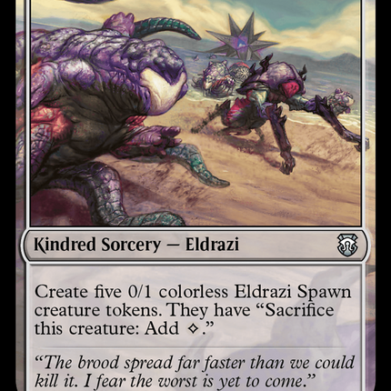 Skittering Invasion (Ripple Foil) [Modern Horizons 3 Commander]