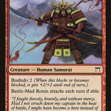 Battle-Mad Ronin [Champions of Kamigawa]