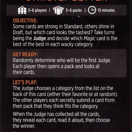 Strictly Better (Magic Minigame) [Strixhaven: School of Mages Minigame]