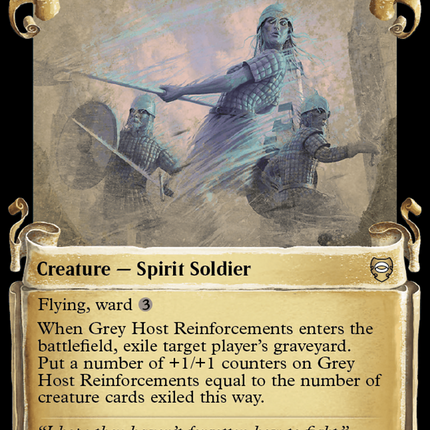 Grey Host Reinforcements [The Lord of the Rings: Tales of Middle-Earth Commander Showcase Scrolls]