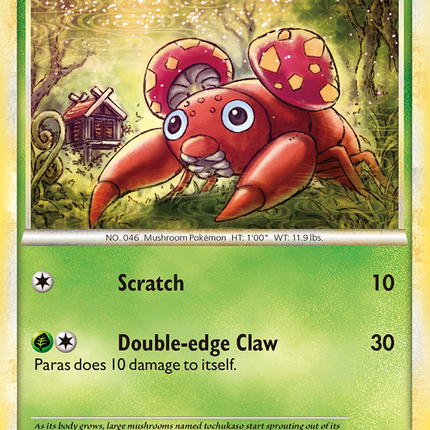 Paras (76/123) [HeartGold & SoulSilver: Base Set]