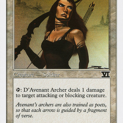 D'Avenant Archer [Classic Sixth Edition]