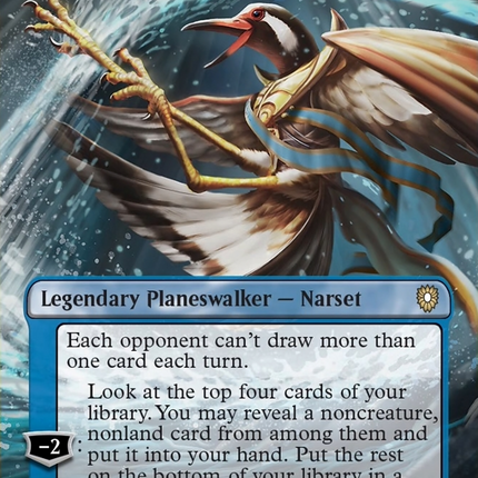 Narset, Parter of Veils (Borderless) [Bloomburrow Commander]