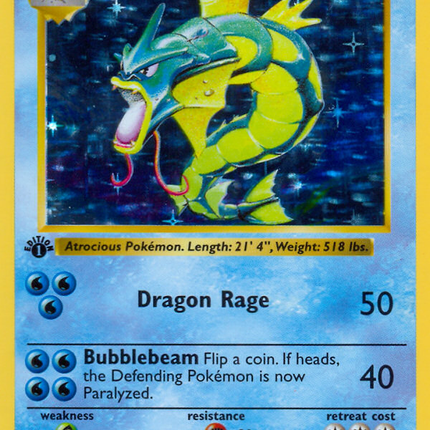 Gyarados (6/102) (Shadowless) [Base Set 1st Edition]