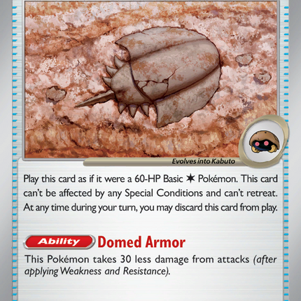 Antique Dome Fossil (152/165) [Scarlet & Violet 151]