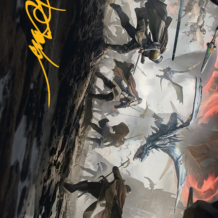 Invasion of Dominaria Art Card (Gold-Stamped Signature) [March of the Machine Art Series]