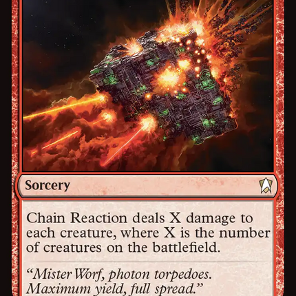 Chain Reaction (Surge Foil) [Star Trek Commander]