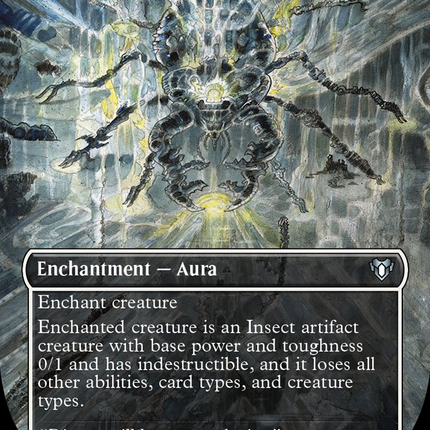 Darksteel Mutation (Borderless Alternate Art) [Commander Masters]