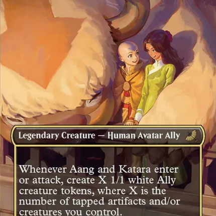 Aang and Katara (Borderless) [Avatar: The Last Airbender: Eternal-Legal]