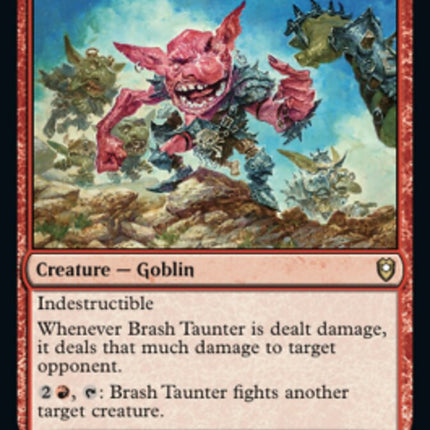 Brash Taunter [Commander Legends: Battle for Baldur's Gate]