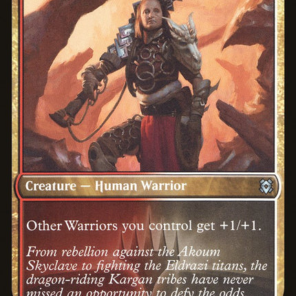 Kargan Warleader (Promo Pack) [Zendikar Rising Promos]