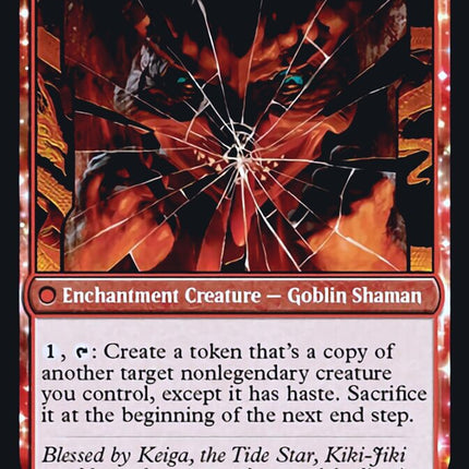 Fable of the Mirror-Breaker // Reflection of Kiki-Jiki [Kamigawa: Neon Dynasty Prerelease Promos]