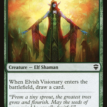 Elvish Visionary [Commander Legends]