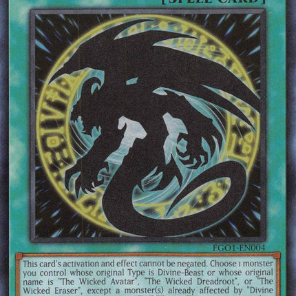 Divine Evolution [EGO1-EN004] Ultra Rare