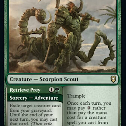 Tlincalli Hunter // Retrieve Prey [Commander Legends: Battle for Baldur's Gate]
