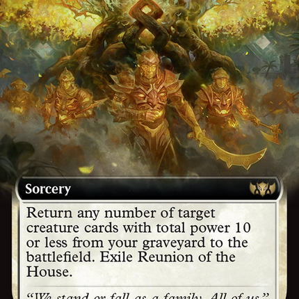 Reunion of the House (Extended Art) [Tarkir: Dragonstorm Commander]