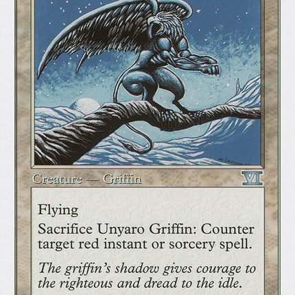 Unyaro Griffin [Classic Sixth Edition]