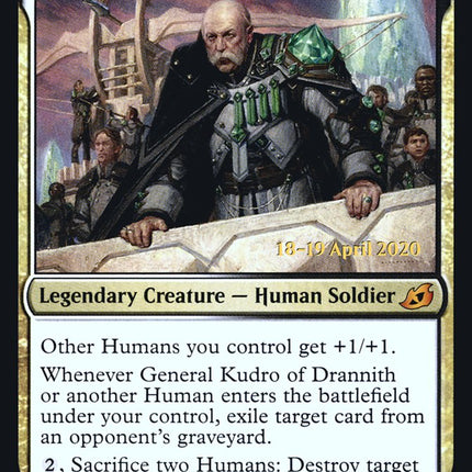 General Kudro of Drannith [Ikoria: Lair of Behemoths Prerelease Promos]