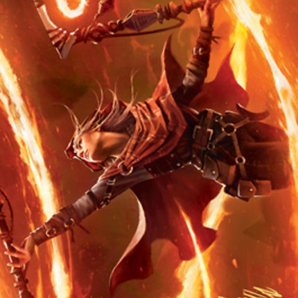 Magmatic Channeler Art Card (Gold-Stamped Signature) [Zendikar Rising Art Series]