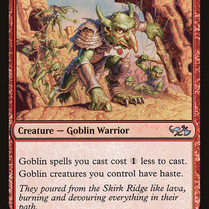 Goblin Warchief (Elves vs. Goblins) [Duel Decks Anthology]