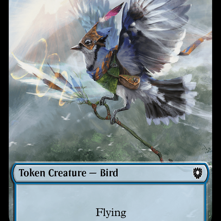 Bird (011) // Fish Double-Sided Token [Bloomburrow Commander Tokens]