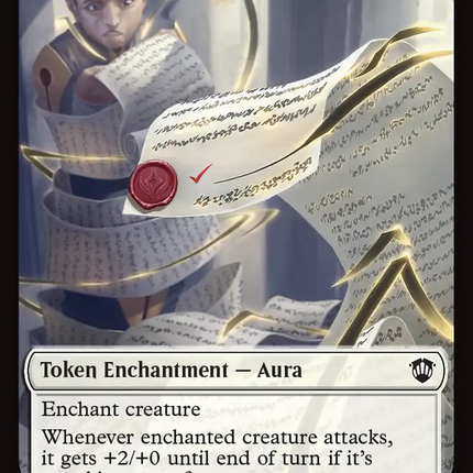 Contract // Copy Double-Sided Token [Secrets of Strixhaven Commander Tokens]