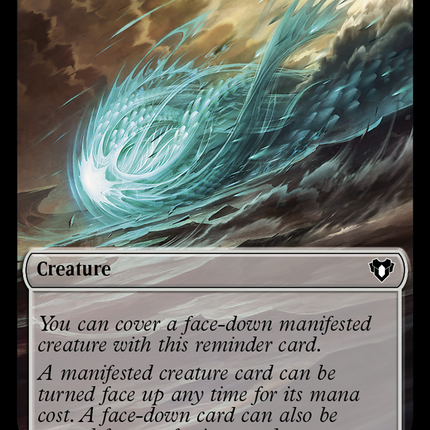 Manifest // Phyrexian Germ Double-Sided Token [Commander Masters Tokens]