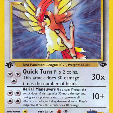 Koga's Pidgeotto (27/132) [Gym Challenge 1st Edition]