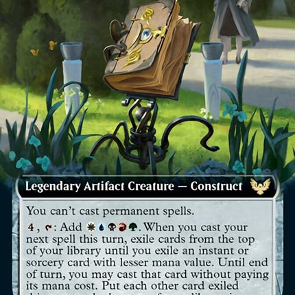 Codie, Vociferous Codex (Extended Art) [Strixhaven: School of Mages]