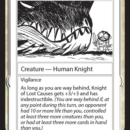 Knight of Lost Causes [Mystery Booster 2 Playtest Cards]