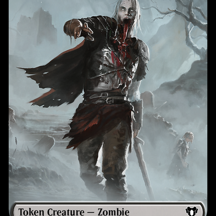 Zombie Token (19) [Commander Masters Tokens]
