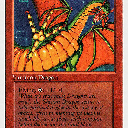 Shivan Dragon [Summer Magic / Edgar]