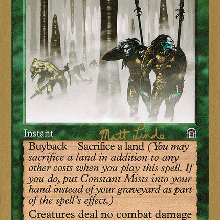 Constant Mists (Matt Linde) (SB) [World Championship Decks 1999]