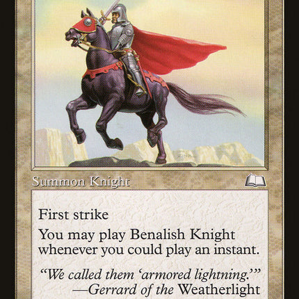Benalish Knight [Weatherlight]