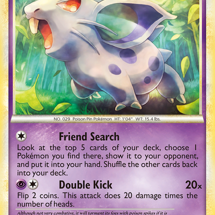 Nidoran (69/102) (Female) [HeartGold & SoulSilver: Triumphant]