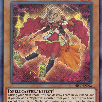 Disciple of Nephthys [HISU-EN002] Secret Rare